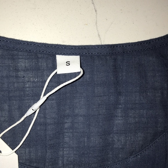 Asymmetrical Faux Button Top - Picture 2 of 3